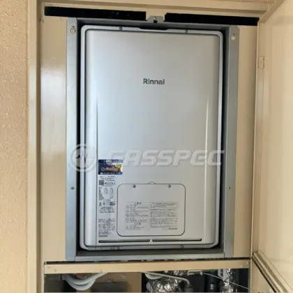 施工後の暖房熱源機（リンナイ RUFH-UE2407AB2-3）