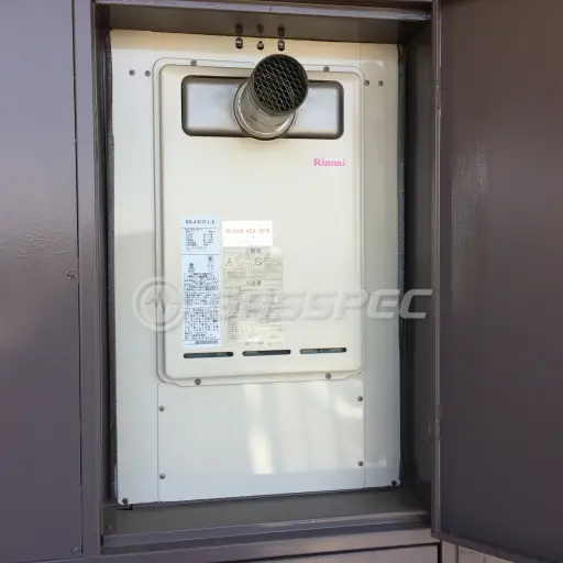 交換前の暖房熱源機（リンナイ RUX-A1610T-L-E）