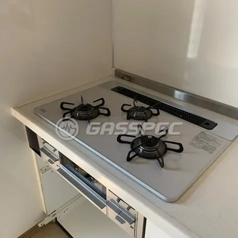 交換後のビルトインガスコンロ（パロマ PD-509WS-75CV）