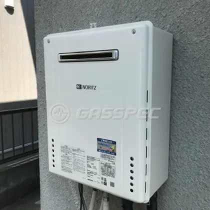 施工後の給湯器（ノーリツ GT-2460SAWX-2 BL）