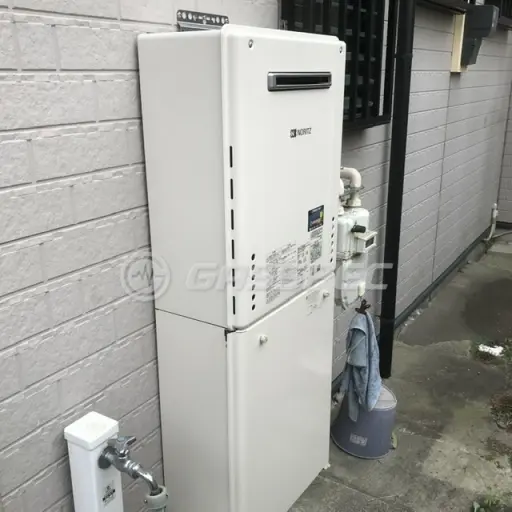 交換後の給湯器（ノーリツ GT-2460SAWX-2 BL）