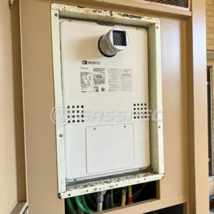 施工後の暖房熱源機（ノーリツ GTH-C2460AW3H-T-1 BL）