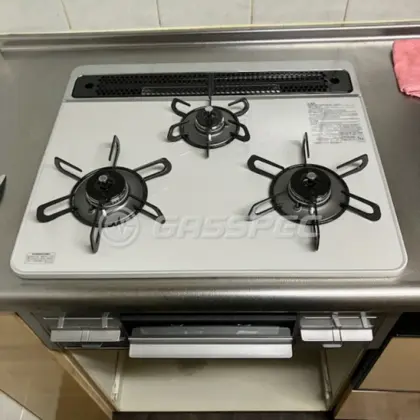 施工後のビルトインガスコンロ（パロマ PD-509WS-60CV）