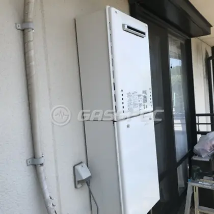 施工後の給湯器（ノーリツ GT-2070SAW BL）