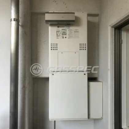 施工後の暖房熱源機（ノーリツ GTH-C2460AW3H-L-1 BL）