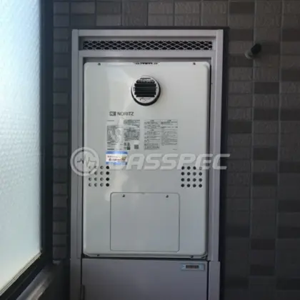 施工後の暖房熱源機（ノーリツ GTH-1654AW BL）