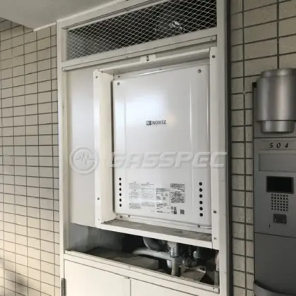 施工後の給湯器（ノーリツ GT-2060SAWX-H-2 BL）