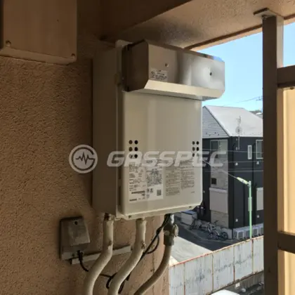 施工後の給湯器（ノーリツ GQ-2039WS-1）
