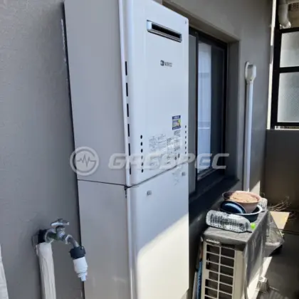 施工後の給湯器（ノーリツ GT-2460SAWX-2 BL）