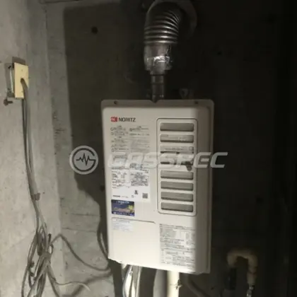 施工後の給湯器（ノーリツ GQ-1637WSD-F-1）