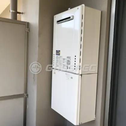 施工後の給湯器（ノーリツ GT-2470SAW BL）