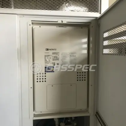 施工後の暖房熱源機（ノーリツ GTH-CP2460AW3H-H-1 BL）