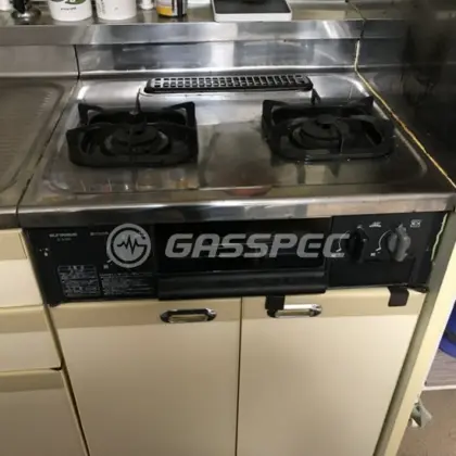 施工前のビルトインガスコンロ（G-216S）