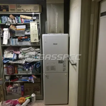 施工後の暖房熱源機（リンナイ RUFH-A1610SAFF(A)）