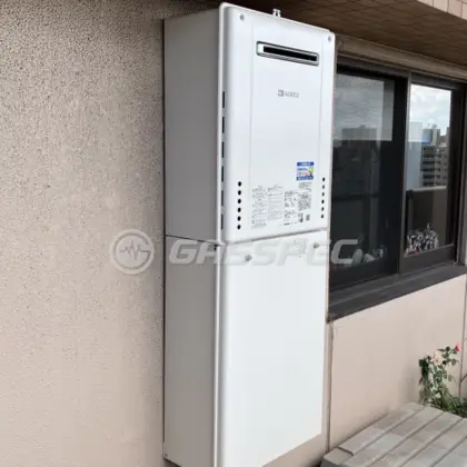 施工後の給湯器（ノーリツ GT-2460SAWX-2 BL）