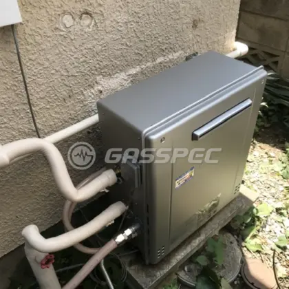 施工後の給湯器（ノーリツ GT-C2072SAR BL）