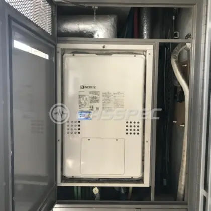 施工後の暖房熱源機（ノーリツ GTH-2454AW3H-H BL）