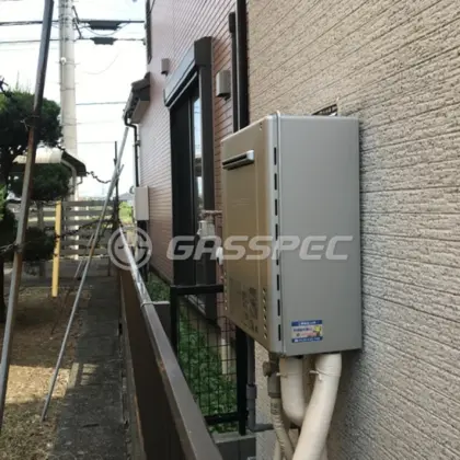 施工後の給湯器（ノーリツ GT-C2072SAW BL）