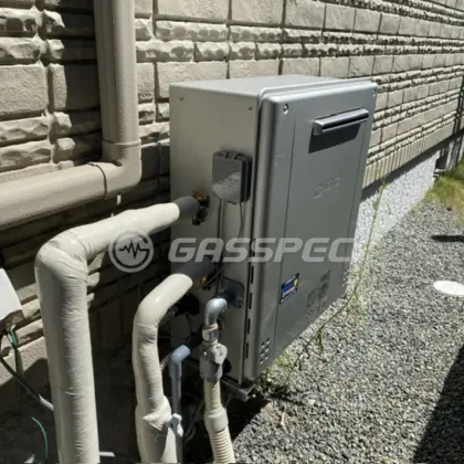 施工後の給湯器（ノーリツ GT-C2472SAR BL）