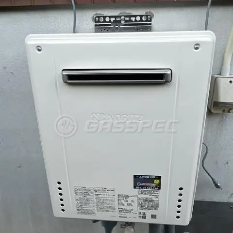 交換後の給湯器（ノーリツ GT-2070SAW BL）