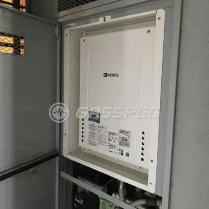 施工後の給湯器（ノーリツ GT-2460SAWX-H-2 BL）