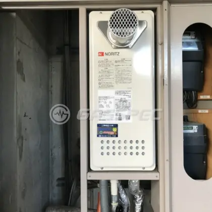 施工後の給湯器（ノーリツ GT-2053SAWX-T-4 BL）