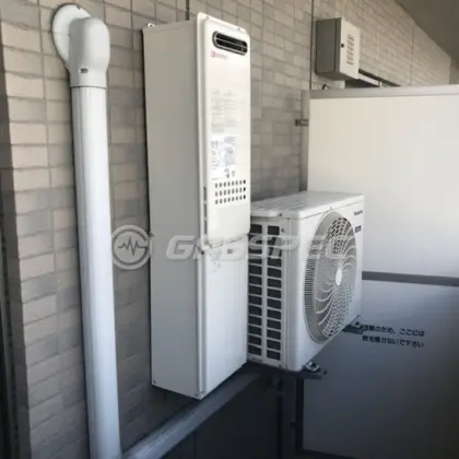 施工後の給湯器（ノーリツ GQ-1628WS BL）