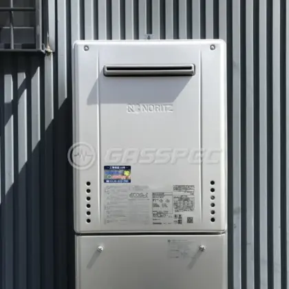 施工後の給湯器（ノーリツ GT-C2472SAW BL）