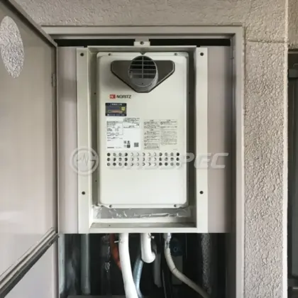 施工後の給湯器（ノーリツ GQ-2427AWX-T-DX BL）