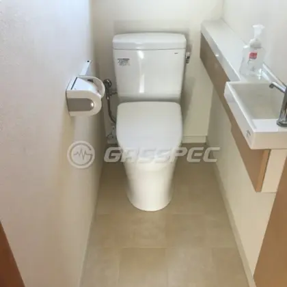 茨城県龍ケ崎市 交換後のトイレ TOTO CS232B#NW1