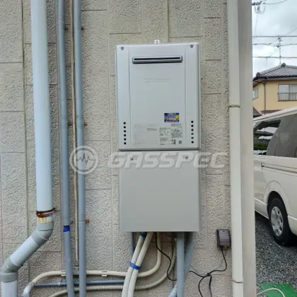 施工後の給湯器（ノーリツ GT-C2472SAW BL）