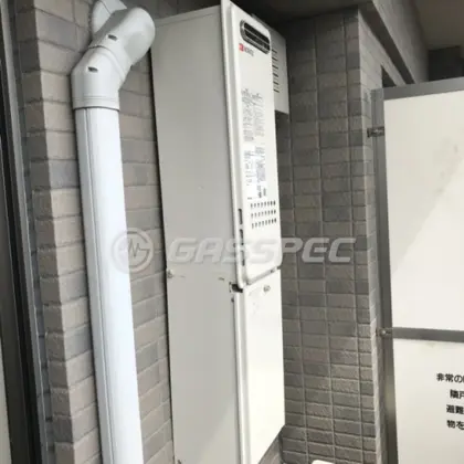 施工後の給湯器（ノーリツ GQ-1628WS BL）