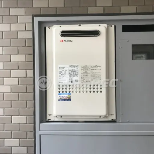 交換後の給湯器（ノーリツ GQ-2427AWX-DX BL）