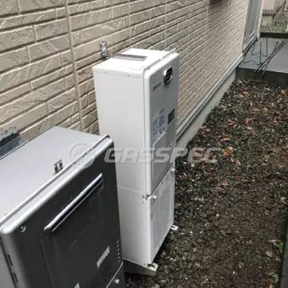 施工後の暖房熱源機（ノーリツ GH-1210W6H BL）