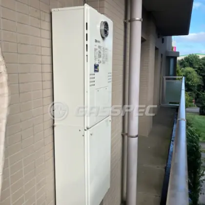 施工後の暖房熱源機（ノーリツ GTH-2454AW3H BL）