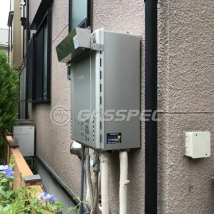 施工後の給湯器（ノーリツ GT-C2472AW BL）