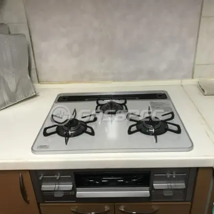 施工後のビルトインガスコンロ（パロマ PD-509WS-60CV）
