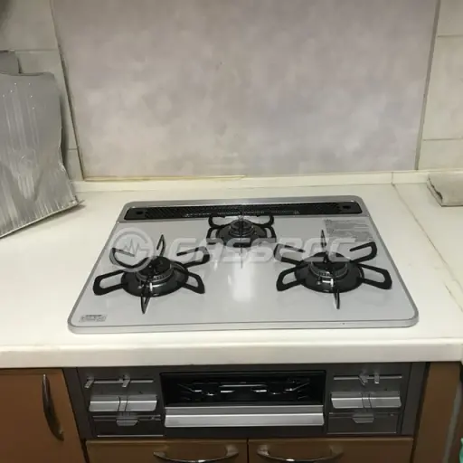交換後のビルトインガスコンロ（パロマ PD-509WS-60CV）