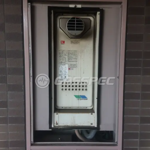 交換前の給湯器（ノーリツ GT-2003SAW-T）