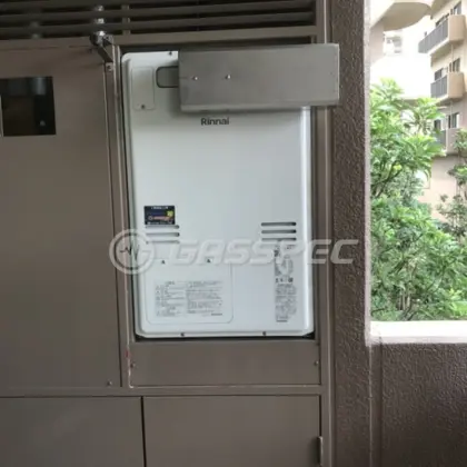 施工後の暖房熱源機（リンナイ RUFH-A2400AA(A)）
