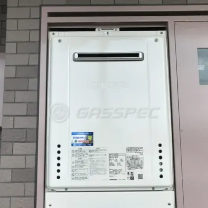 施工後の給湯器（ノーリツ GT-2470SAW BL）