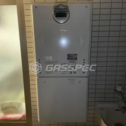施工後の給湯器（ノーリツ GT-2470AW-T BL）