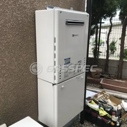 施工後の給湯器（ノーリツ GT-2460SAWX-2 BL）