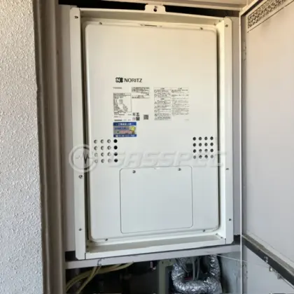 施工後の暖房熱源機（ノーリツ GTH-2454AW-TB BL）