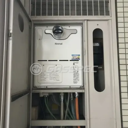 施工後の暖房熱源機（リンナイ RVD-A2400AT2-3(B)）