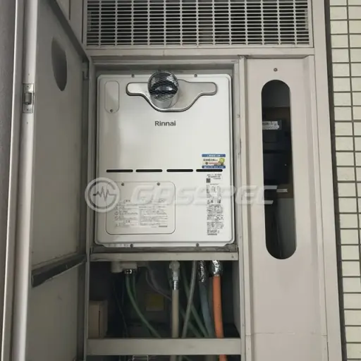 交換後の暖房熱源機（リンナイ RVD-A2400AT2-3(B)）