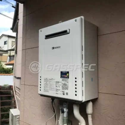 施工後の給湯器（ノーリツ GT-2460AWX-2 BL）