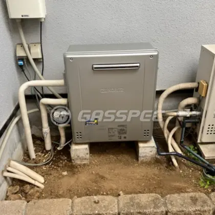 施工後の給湯器（ノーリツ GT-C2472SAR BL）