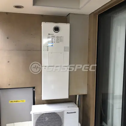 施工後の暖房熱源機（ノーリツ GTH-2454SAW3H BL）