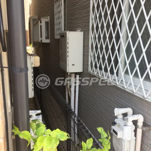 交換前の給湯器（ノーリツ GT-2028SAWX）